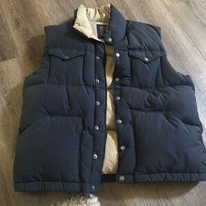 JCREW Men’s Puffer Vest XL -almost new condition worn 2 x